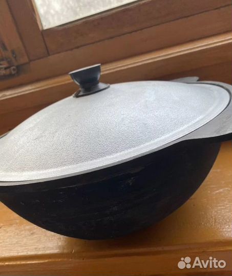 Чугунный казан 10 литров