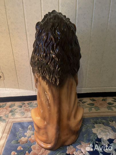 Большая керамическая статуэтка лев.Италия