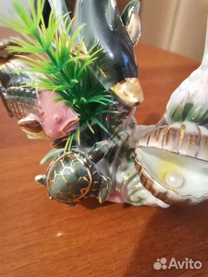 Статуэтка фарфор рыбки дельфин