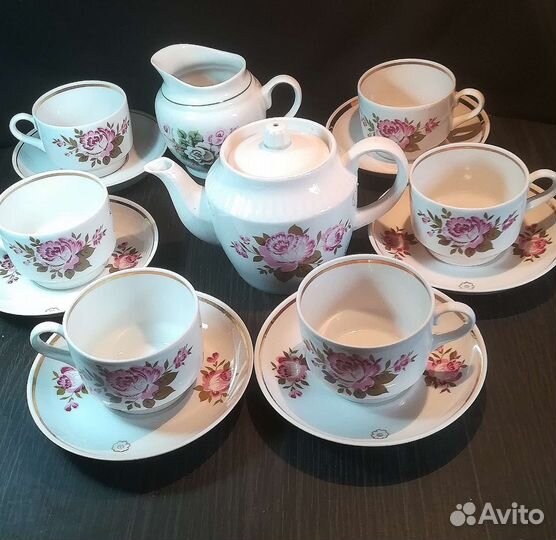 Чайный сервиз СССР Вербилки