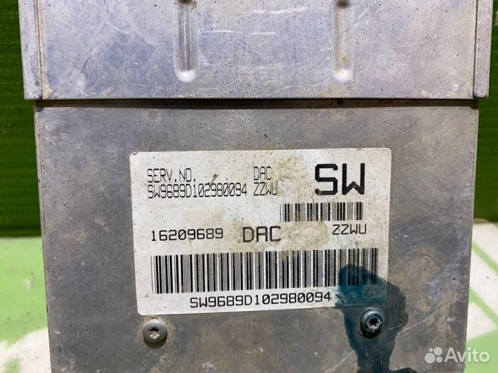 Блок управления двигателем Daewoo Nexia