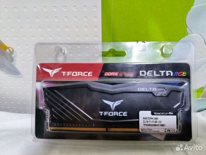 Оперативная память ddr4 8gb T-Force Delta RGB