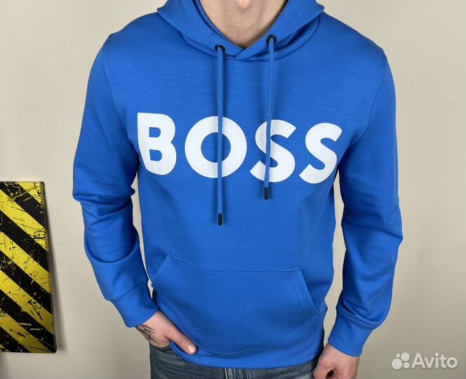 Хлопковое худи Hugo Boss