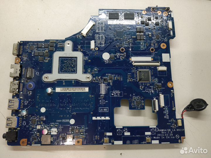 Мат. плата LA-9911P vawga/GB Rev: 1.0 на запчасти