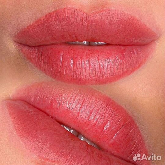 Татуаж губ (напыление)