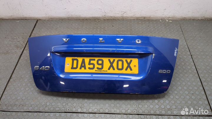 Подсветка номера Volvo S40 2004, 2009