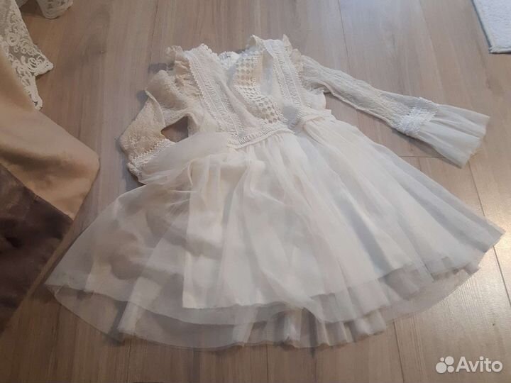 Нарядное платье для девочки 104 110 см