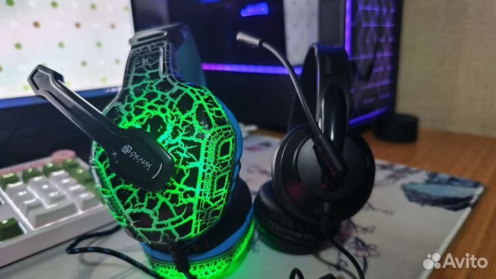 Игровые наушники с микрофоном