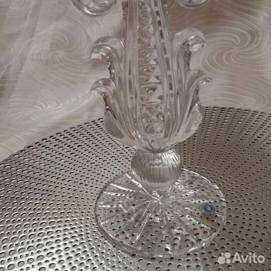 Подсвечник хрустальный