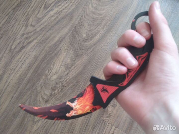 Деревянный нож керамбит csgo Vozwooden