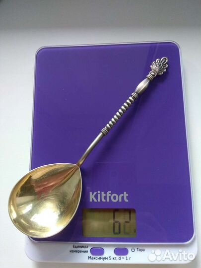 Серебро: салатная ложка, чайная, детская