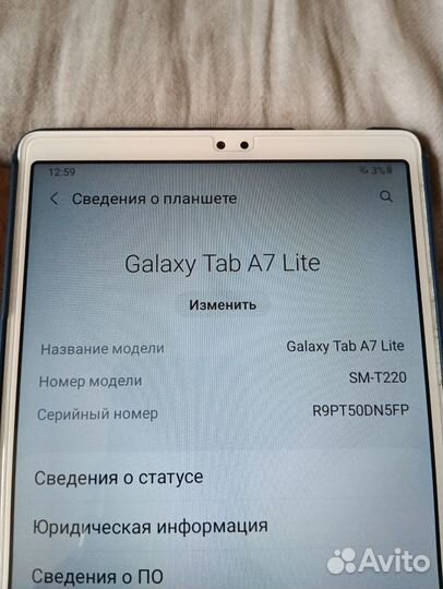 Планшет samsung galaxy tab a7 lite