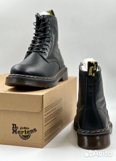 Ботинки dr martens с мехом