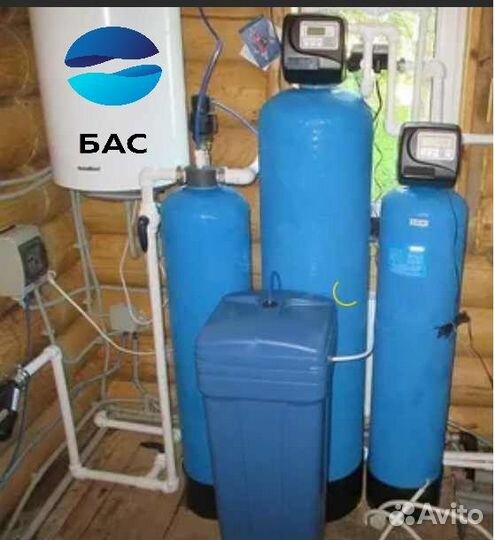 Система очистки воды от железа, марганца, жесткост