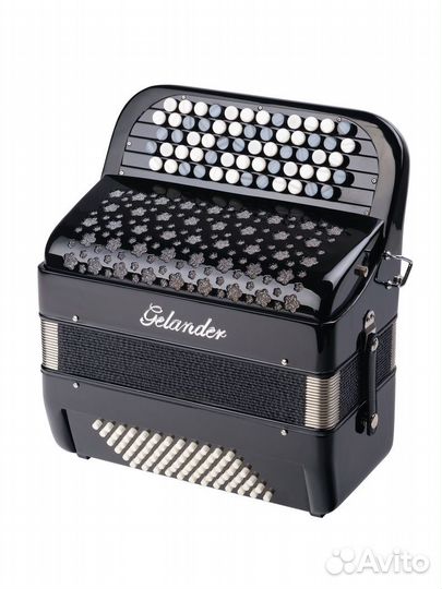 Аккордеон 62/60 черный Gelander GH5072H