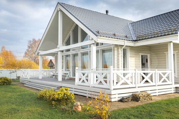 Коттедж 160 м² на участке 20 сот.