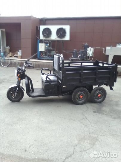 Грузовой электрический трицикл «Викинг», 2 моста