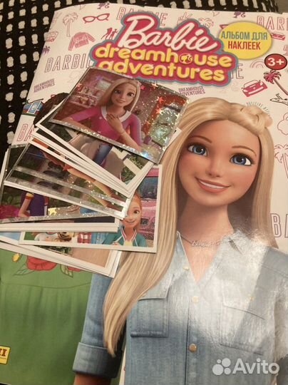 Наклейки для альбома barbie panini
