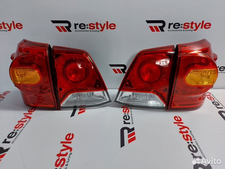 Стопы Toyota Land Cruiser 200 2м 12-15г Красные