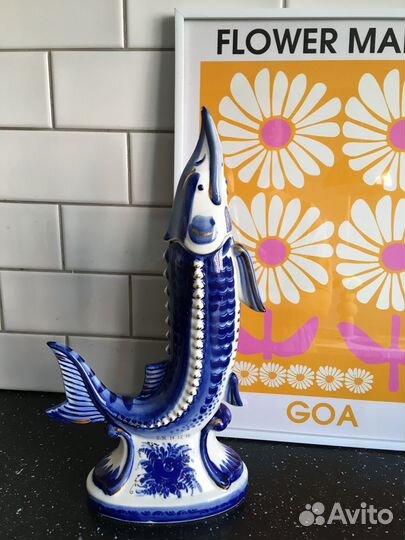 Бутылка гжель