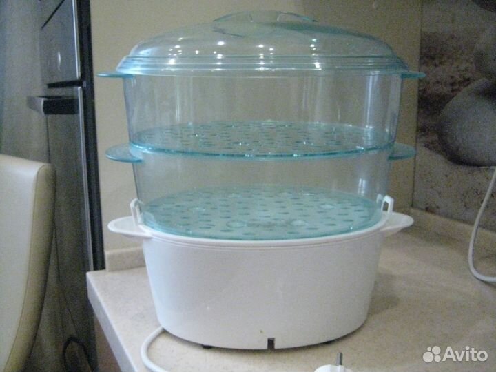 Пароварка электрическая и мини кастрюля