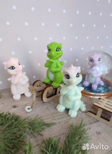 Сувенирное Мыло ручной работы Дракон