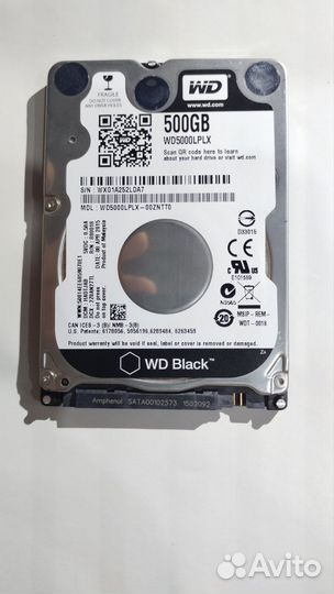 Жесткий диск 500гб WD black