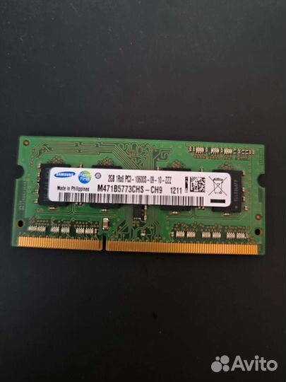 Оперативная память ddr3 для ноутбука
