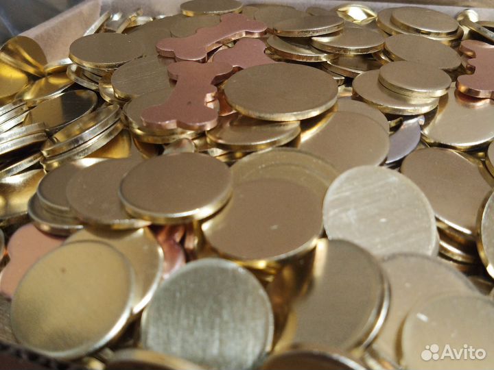 Заготовки под гравировку и чеканку сув. монет