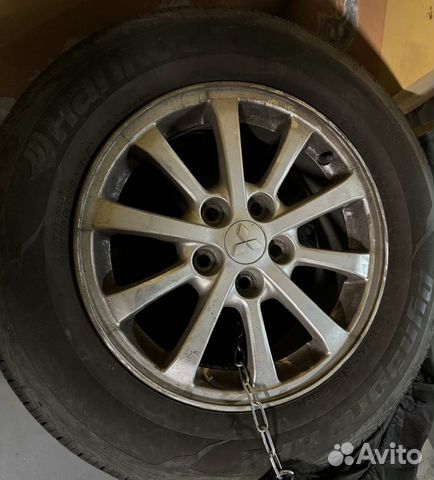 Летняя резина R16 215 65 на дисках Mitsubishi купить в Коммунарке | Авито