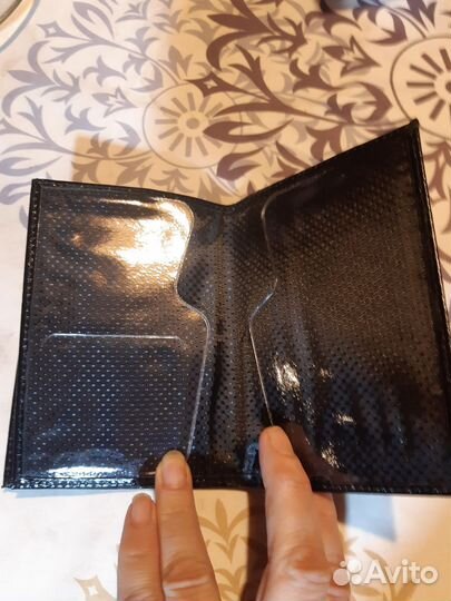 Бумажник мужской кожаный
