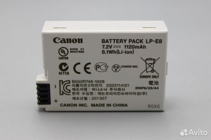 Аккумулятор Canon LP-E8 (сост. 5)
