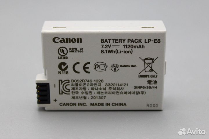 Аккумулятор Canon LP-E8 (сост. 5)