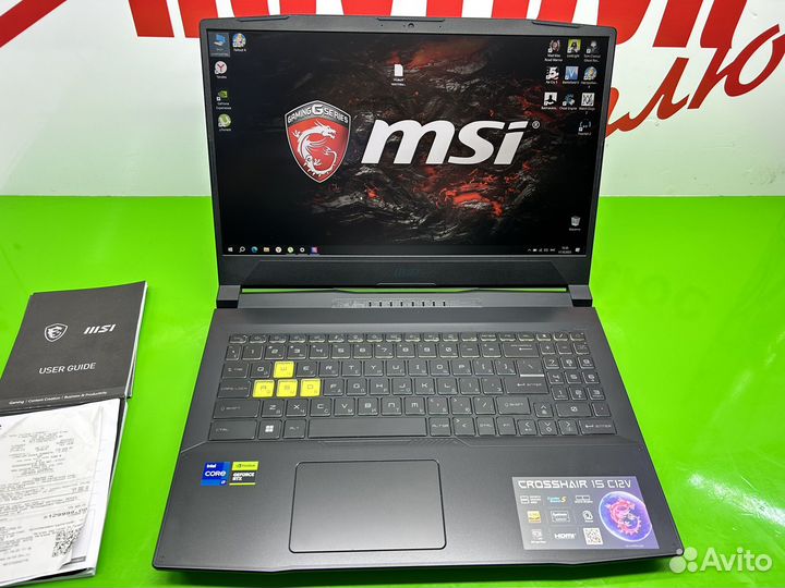 Новый игровой ноутбук MSI crosshair 15