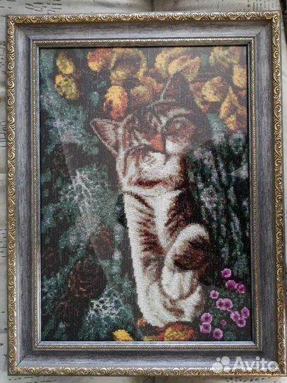 Картина вышитая крестиком