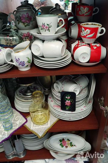 Посуда СССР Хрусталь Фарфор Керамика Стекло 70/80х