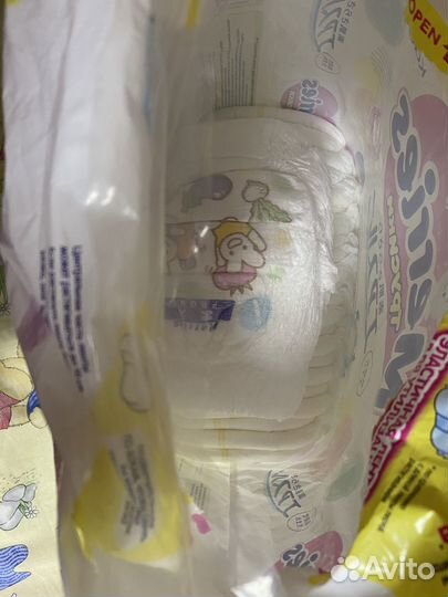 25 шт остатки Трусики-подгузники Merries L 9-14кг