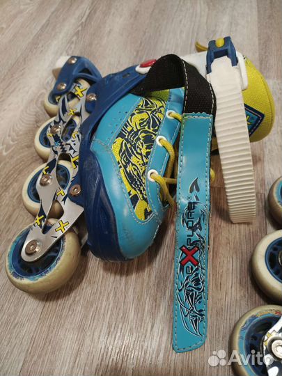 Роликовые коньки детские раздвижные