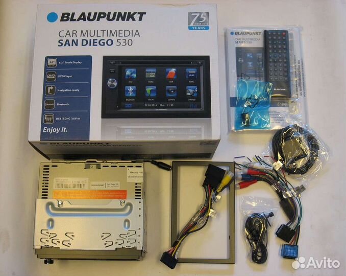 Blaupunkt San Diego 530 GPS 2din 6.2 дюймов сенсор