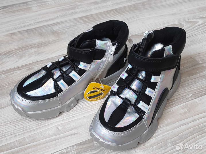 Кроссовки/ботинки на флисе, демисезонные