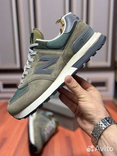 Кроссовки мужские new balance 574 Island Stone lux