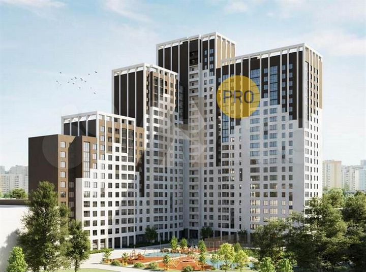 2-к. квартира, 61,2 м², 19/25 эт.