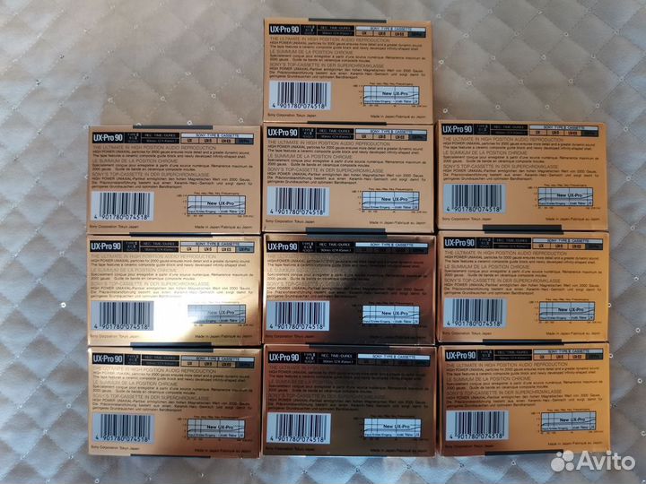 Аудиокассеты sony UX-PRO