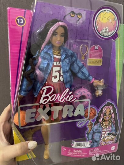 Barbie extra в платье баскетбольный стиль HDJ46