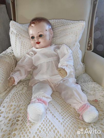 Пупс антикварный