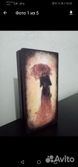 Шкатулка для украшений из дерева