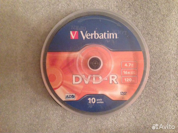 DVD -диск Verbatim DVD-R 4,7gb