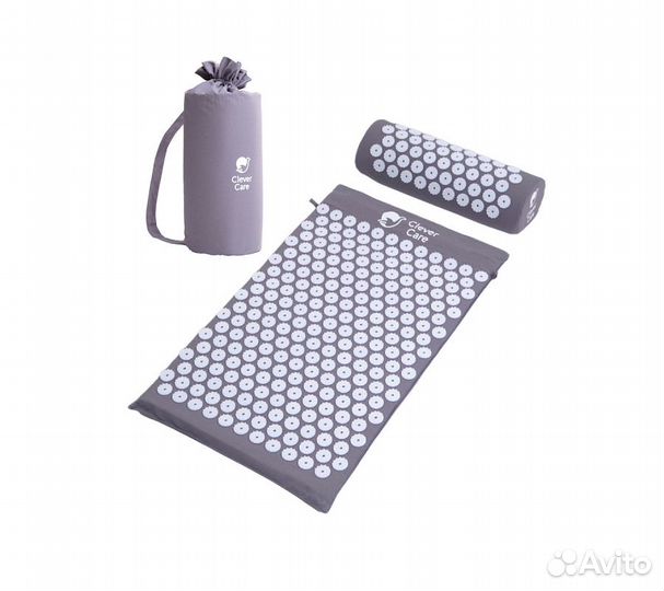 Набор: коврик и валик для акупунктуры CleverCare