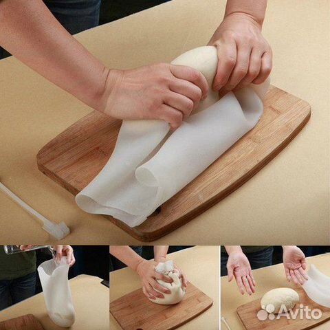 Силиконовый мешочек для замешивания теста