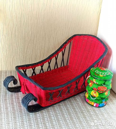 Сани новогодние.Декор под ёлку